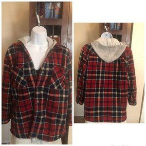 Plaid Hood Jacket